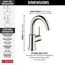 Trinsic Single Handle High-Arc Bathroom Faucet (Stainless), 559HA-SS-DST