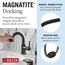 Trinsic Single Handle Pull Down Bathroom Faucet, 1.2 GPM (Matte Black), 559HAR-BLPD-DST