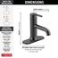 559LF-BLLPU Trinsic Single Handle Bathroom Faucet (Matte Black)