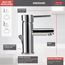 559LF-PP Modern Single Handle Project-Pack Bathroom Faucet (Chrome)