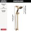 57014-CZ Premium 3-Setting Slide Bar Hand Shower (Champagne Bronze)