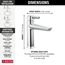 Galeon Single Handle Bathroom Faucet, 1.2 GPM (Lumicoat Chrome), 571-PR-MPU-DST