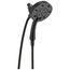 58472-BL H2OKinetic In2ition 4-Setting 2-in-1 Shower (Matte Black)