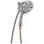 H2OKinetic In2ition 4-Setting 2-in-1 Shower, 2.50 GPM (Lumicoat Stainless), 58472-SS-PR