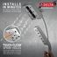 H2OKinetic In2ition 4-Setting 2-in-1 Shower, 1.75 GPM (Lumicoat Chrome), 58473-PR