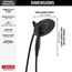58569-BL-PK In2ition 5-Setting 2-in-1 Shower (Matte Black)