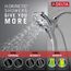H2Okinetic In2ition 5-Setting 2-in-1 Shower, 1.75 GPM (Lumicoat Chrome), 58620-PR-PK