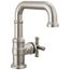 Broderick Single Handle Bathroom Faucet, 1.2 GPM (Lumicoat Stainless), 587SH-SS-PR-DST