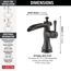 Cassidy Single Handle Channel Bathroom Faucet (Venetian Bronze), 598LF-RBMPU
