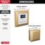 Square Steam Package (Lumicoat Champagne Bronze), 5CH-250T-CZ-PR
