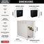 SimpleSteam Kit - 15kW (Matte Black), 5P-EST15-BL