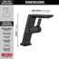 Pivotal Single Handle Mid-Height Vessel Bathroom Faucet (Matte Black), 699-BL-DST