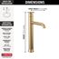 Trinsic Single Handle Vessel Bathroom Faucet (Champagne Bronze), 758-CZ-DST