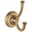 Cassidy Double Robe Hook (Champagne Bronze), 79735-CZ