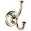 Cassidy Double Robe Hook (Polished Nickel)