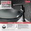 Pivotal Single Handle Vessel Bathroom Faucet (Matte Black), 799-BL-DST
