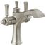 Dorval 2 Handle Single Hole Monoblock Bathroom Faucet (Stainless), 856-SS-DST