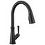 Westville Single Handle Pulldown Kitchen Faucet (Matte Black), 9110-BL-DST