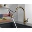 Essa Single Handle Pull-Down Kitchen Faucet, 9113-CZ-DST (Champagne Bronze)