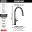 Trinsic VoiceIQ Single-Handle Pulldown Kitchen Faucet w/ Touch2O Technology (Black Stainless), 9159TV-KS-DST