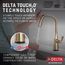 Stryke Touch2O Pull-Down Kitchen Faucet 1L w/ Voice, 1.8 GPM (Lumicoat Champagne Bronze), 9176TV-CZ-PR-DST