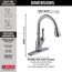 Leland VoiceIQ 1-Handle Pull-Down Faucet with Touch2O Technology (Arctic Stainless), 9178TV-AR-DST