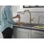 Coranto Single Handle Pull Down Kitchen Faucet, 9179-CZ-DST (Champagne Bronze)