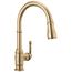Broderick Single Handle Pulldown Kitchen Faucet (Champagne Bronze), 9190-CZ-DST