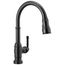 Broderick Single Handle Pull-Down Kitchen Faucet With Touch2O Technology, 1.8 GPM (Matte Black), 9190T-BL-DST