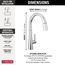 Monrovia Single Handle Pull-Down Kitchen Faucet, 1.8 GPM (Lumicoat Chrome), 9191-PR-DST