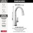 Monrovia Single Handle Pulldown Kitchen Faucet w/ Touch2O Technology (Lumicoat Arctic Stainless), 9191T-AR-PR-DST
