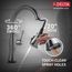 Cassidy Single Handle Pulldown Kitchen Faucet w/ Touch20, ShieldSpray Technologies (Lumicoat Arctic Stainless), 9197T-AR-PR-DST