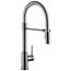 Trinsic Single-Handle Pull-Down Spring Kitchen Faucet (Black Stainless), 9659-KS-DST