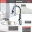 Leland Single Handle Pulldown Bar/Prep Faucet (Arctic Stainless), 9678-AR-DST