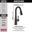 Essa Single Handle Pulldown Bar/Prep Faucet w/ Touch20 Technology (Venetian Bronze), 9913T-RB-DST