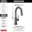 Trinsic 1-Handle Pull-Down Bar/Prep Faucet with Touch (Black Stainless), 9959T-KS-DST
