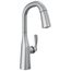 Stryke Single Handle Pulldown Bar/Prep Faucet (Lumicoat Arctic Stainless), 9976-AR-PR-DST