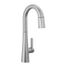Monrovia Single Handle Pull-Down Bar/Prep Faucet, 1.8 GPM (Lumicoat Arctic Stainless), 9991-AR-PR-DST
