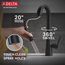 Monrovia Single Handle Pull-Down Bar/Prep Faucet, 1.8 GPM (Matte Black), 9991-BL-DST