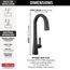 Monrovia Single Handle Pull-Down Bar/Prep Faucet, 1.8 GPM (Matte Black), 9991-BL-DST