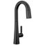 Monrovia Single Handle Pull-Down Bar/Prep Faucet, 1.8 GPM (Matte Black), 9991-BL-DST