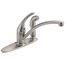 Foundations Single Handle Kitchen Faucet w/ Integral Spray (Stainless), B3310LF-SS