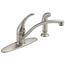 Foundations Single Handle Kitchen Faucet w/ Spray (Stainless), B4410LF-SS