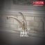 Foundations Single Handle Kitchen Faucet w/ Spray (Stainless), B4410LF-SS