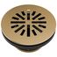 4" Prefab Round Shower Drain (Champagne Bronze), DT051411-CZ