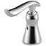 Linden Metal Lever Handle Set - 2H Bathroom (Chrome), H294