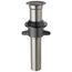 Metal Push-Pop w/out Overflow (Matte Black), RP101632BL