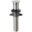 Metal Push-Pop w/out Overflow (Stainless), RP101632SS