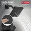 Modern Square Showerhead (Matte Black), RP101846BL