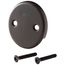 Overflow Plate & Screws, No Trip Lever (Venetian Bronze), RP31556RB
